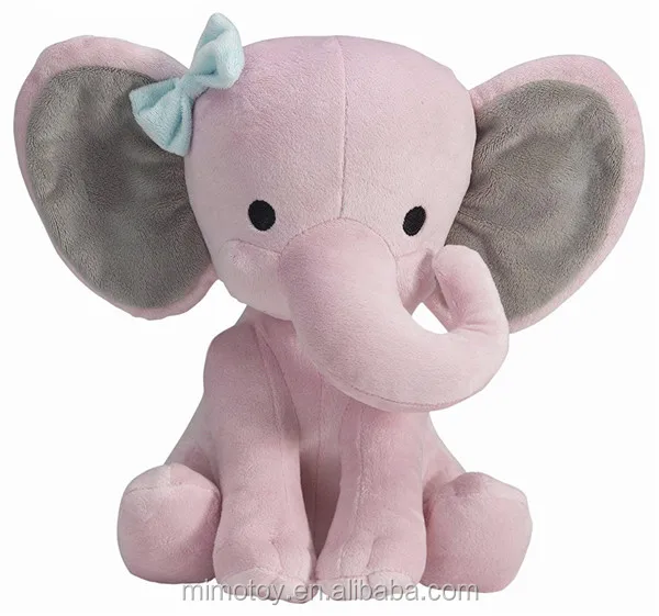 En71 Custom Cute Baby Elephant Plush Toy With Big Ears Wholesale Kids