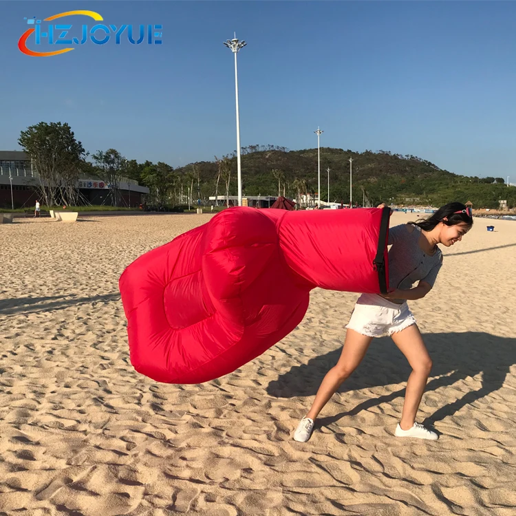 2019 fashionable self inflating sofa reclining inflatable chair led