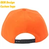 Custom Stylish Dri Fit Plastic Buckle Big Visor 5 panel batch Orange Hip - Hop Snapback hat Visor for kids