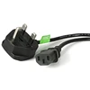 Premium Standard UK 3 prong AC power cable IEC 60320 to BS 1363 UK England British Power Cable Wire Connector Socket Plug Jack