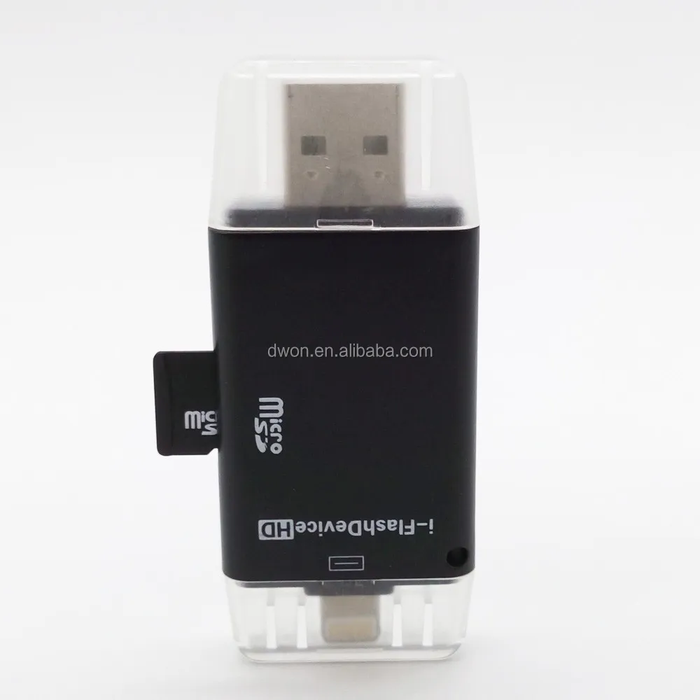 I-flash Drive HD Card Reader for Iphone5/5s/6/ipad Dual Storage ,Easy to Save Image & Video - ANKUX.COM