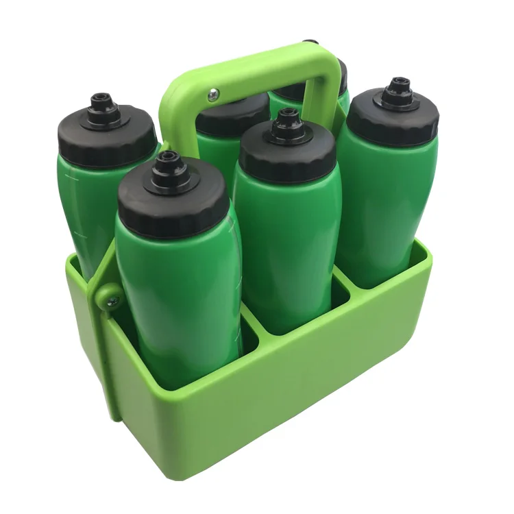 Plastic Portable 6 Pack Bottle Carrier Bicycle Sports Beer Wine Water ...