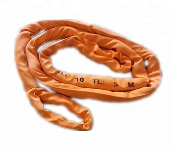 20 t soft round slings, endless round sling, heavy duty round