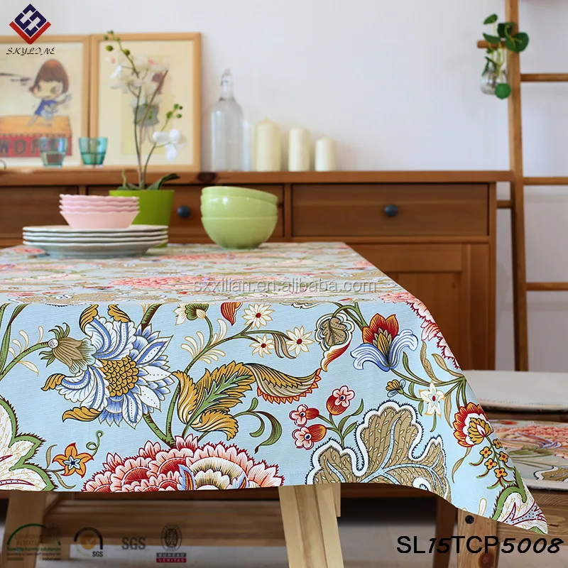 Cotton Painting Table Cloth Oil Painting Tablecloth Buy Tablecloth