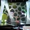 brand interior decorative PVC Stretch Ceiling films for Horn column ceiling