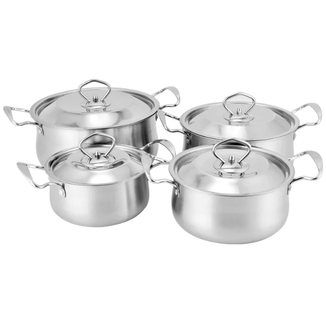 stainless steel cooking pot set