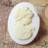 Resin Cameo Cabachons Plastic Cameo Cabs