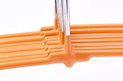 Clothing Type Adult Standard Colored Plastic PVC Coated Bulk Laundry Metal Wire Clothes Coat Hangers