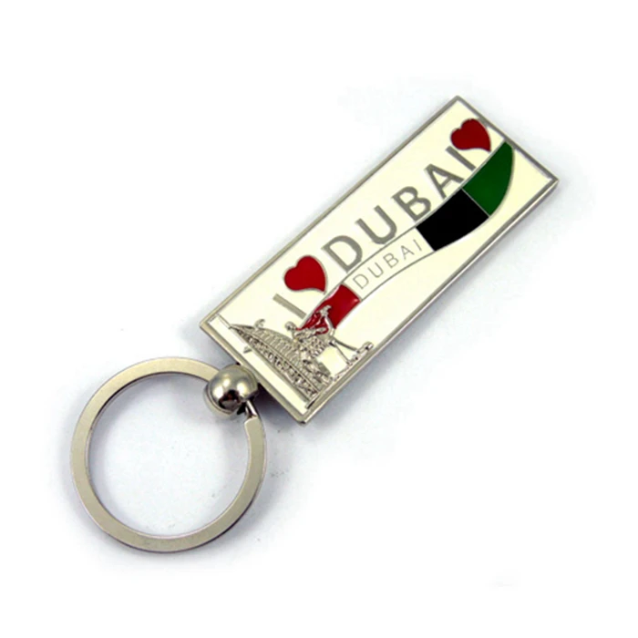 Oem Production Tourism Gift Dubai Souvenirs Key Ring Keychain Buy