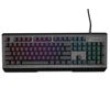 Metal top case design 104 keys mechanical keyboard real RGB light with macro software Shenzhen factory with cheap price