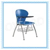 School Plastic Chair With Writing Pad And Book Holder For Meeting Room