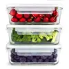 New design glass housewares rectangle bread baking dish wholesale food container