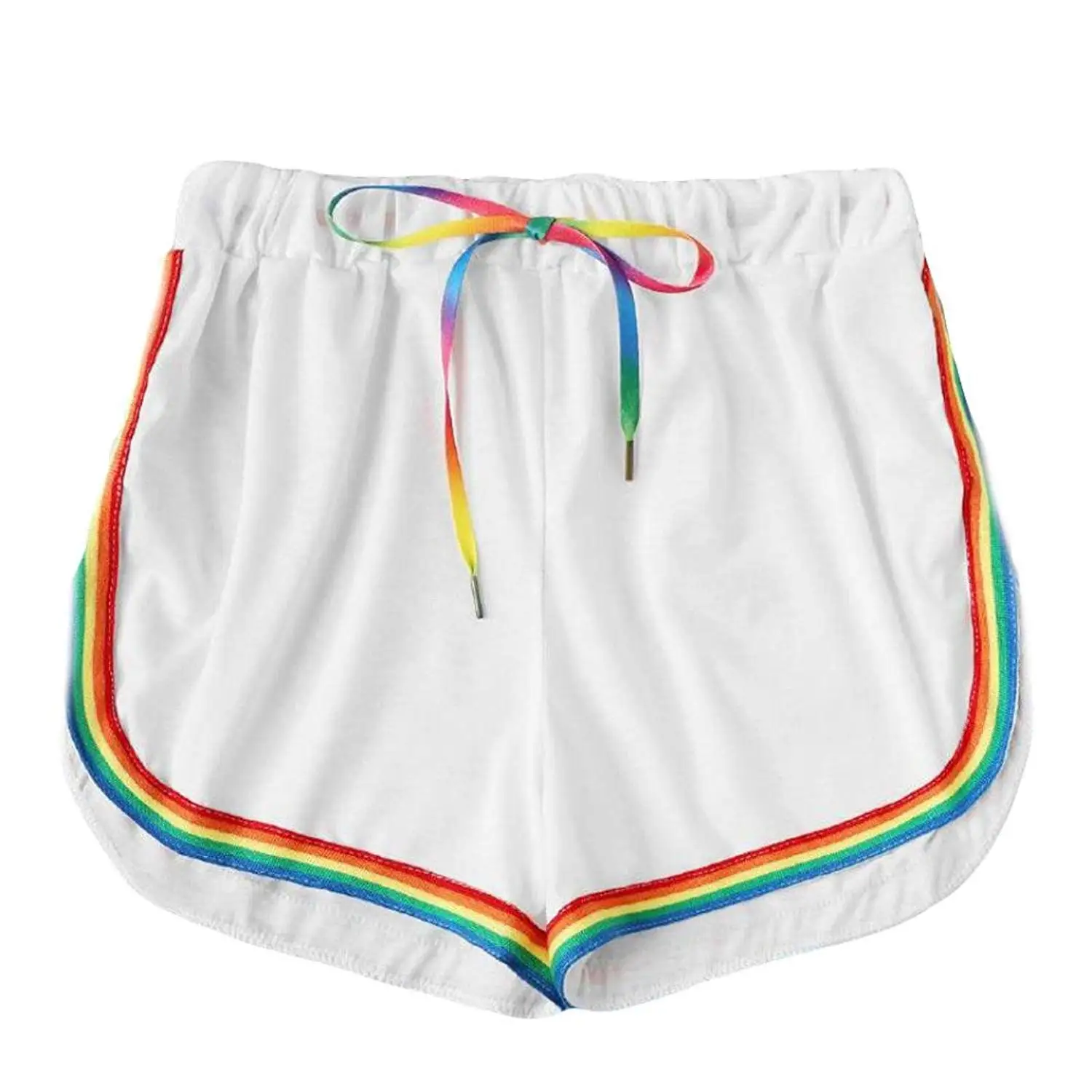 rainbow running shorts