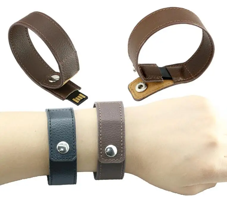 usb flash drive leather bracelets usb leather bracelet