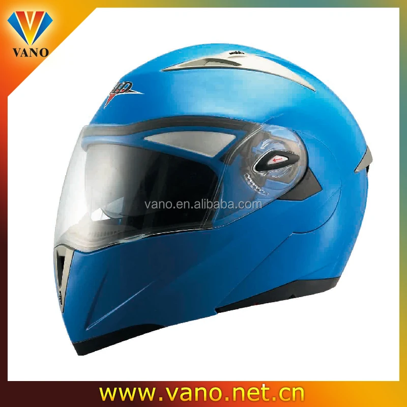 motorcycle helmet flip up helmet with double visors
