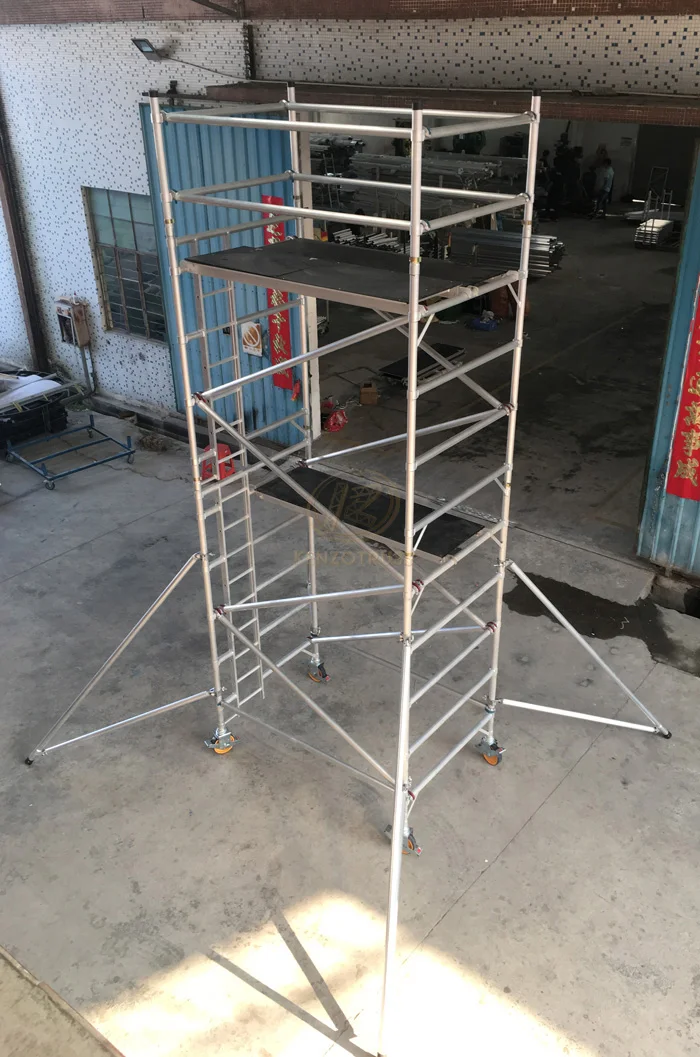 Outdoor aluminium scaffolding tower material for sale 