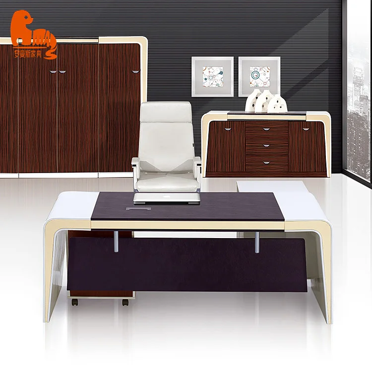 White Lacquer Cafe Desk With Pu Leather,Wooden Office Desk Buy Cafe Desk