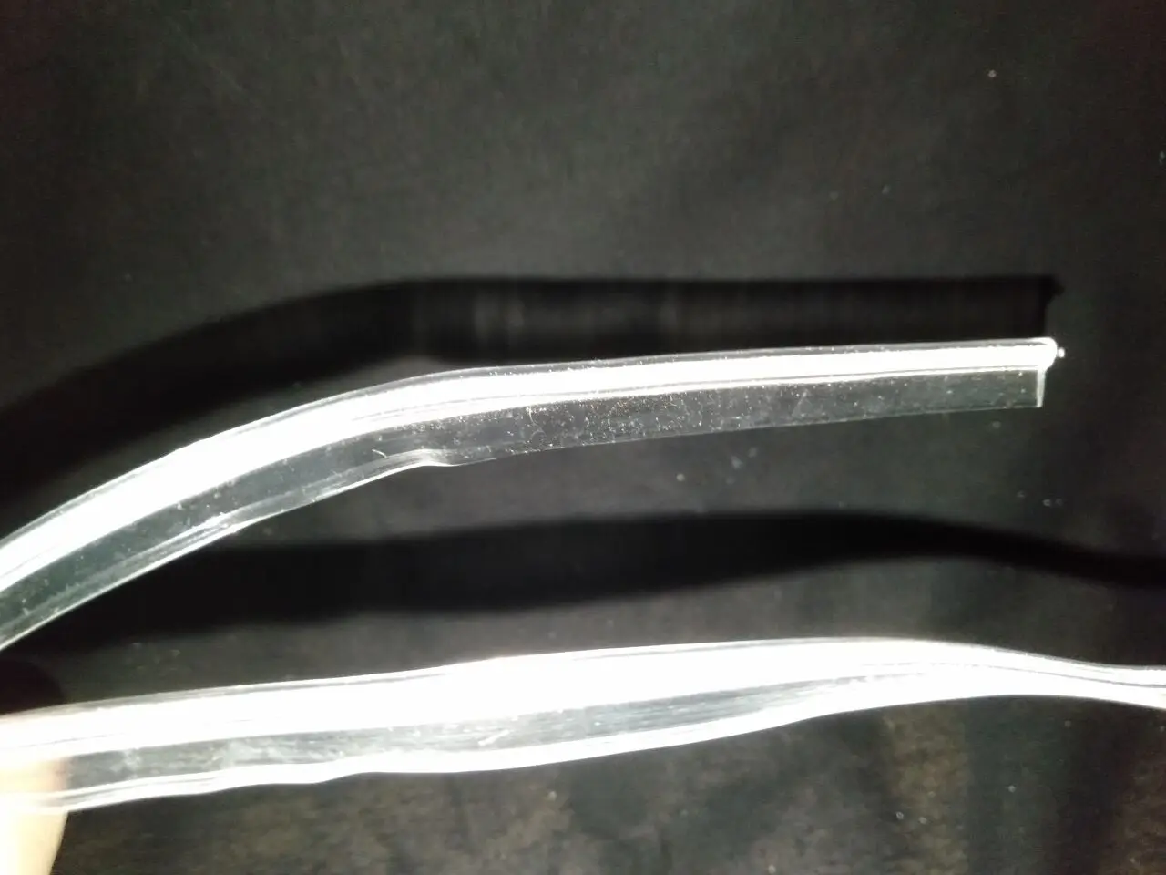 product-710-532 3mm 3.5mm 0.3cm Transparent Pvc Plastic Hi Viz Reflective Sewing Piping Trim Strips Strap Reflect Cord for Backpack Bag Luggage