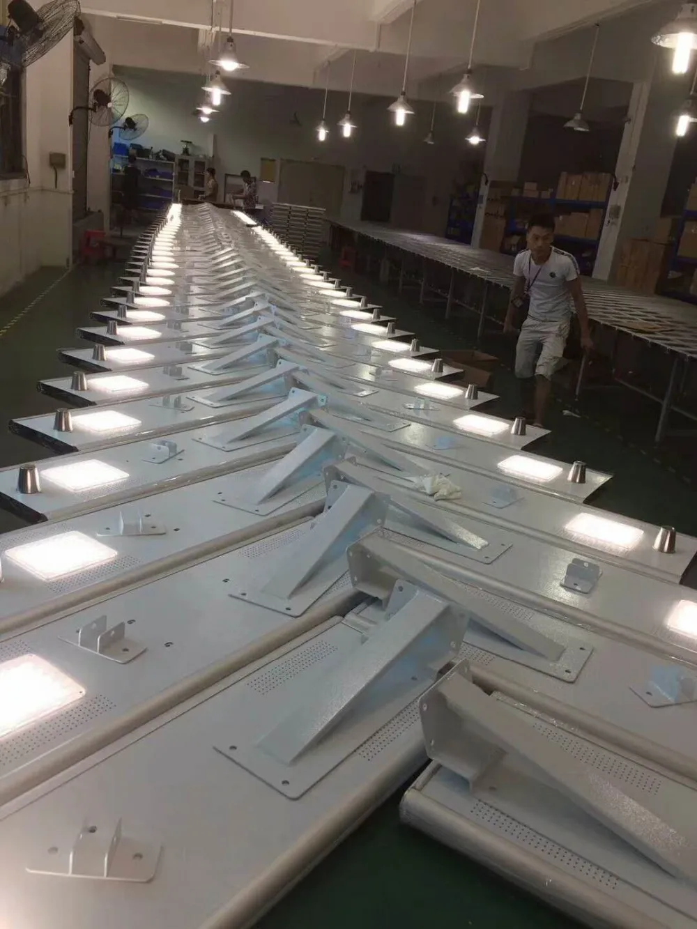 solar street light with pole