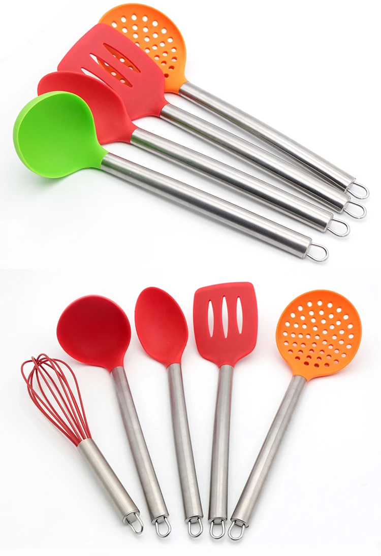 silicone kitchen utensil set