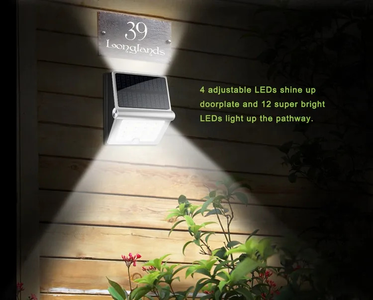Advanced Waterproof Ip44 Outdoor Multifunctional Garden Solar Led