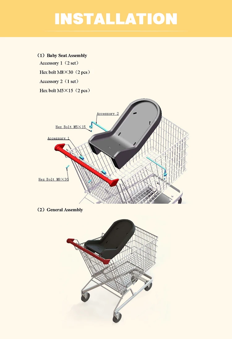 Shopping Trolley Baby Seat Stroller For Lying And Sleeping Buy