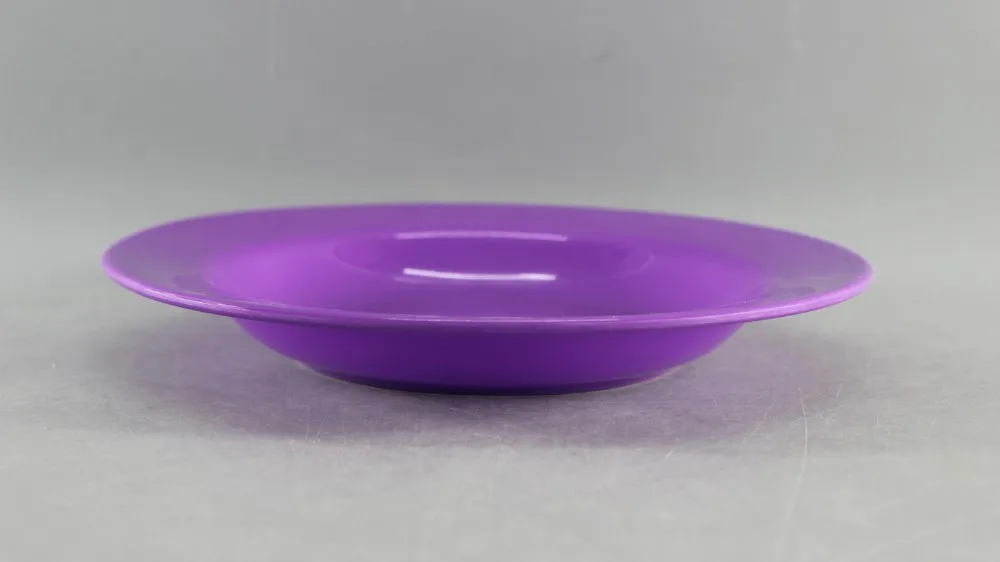 100%melamine purple plate