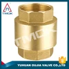 check valve for faucet 2" brass body with polishing and ful port and PN 40 high temperature electric machine with 600 wog