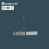 Alarm security system for bank intercom loud speaker window intercom