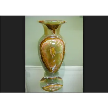 Luxury Decorative Green Onyx Stone Flower Vase Buy Stone Vase