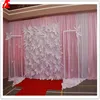 AE- event wedding aluminum backdrop stand pipe drape/party events green chiffon drape background
