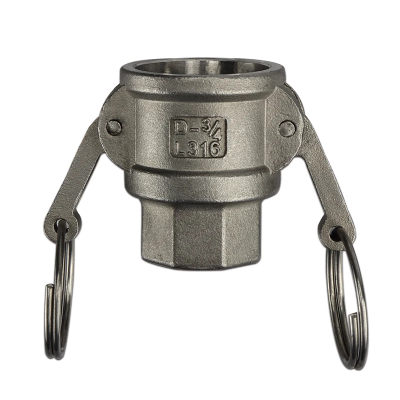 316 Stainless Steel 1/2" Camlock Quick Disconnect Cam & Groove Fitting