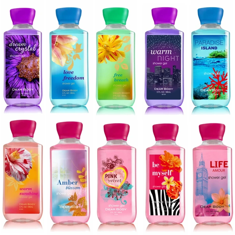 88ml Dear Body Brand Wholesale Body Wash Bottles Shower Gel For Hotel ...