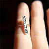 Retro Female Small Wedding Finger Ring Fashion Unique Style Moon Phase Engagement Ring Cute Vintage Simple Jewelry Gifts
