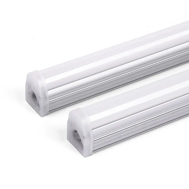 Aluminum fixture and milky  PC t5 integrated 1200mm 15w led light tube 6500k fluorescent  replacement lamp tube