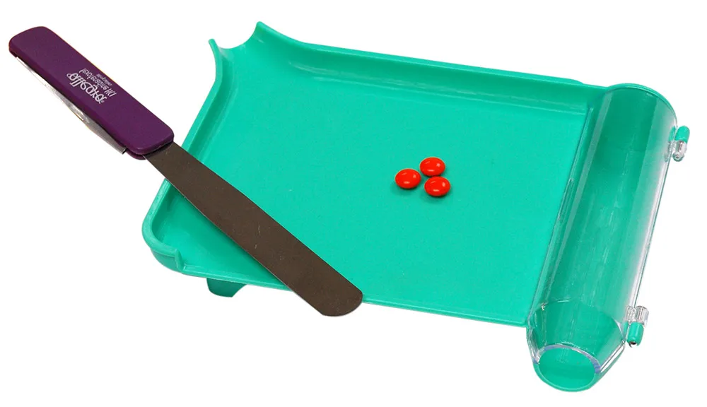 High Quality Plastic Pill Counting Tray With Spatula Pharmacy Use Buy