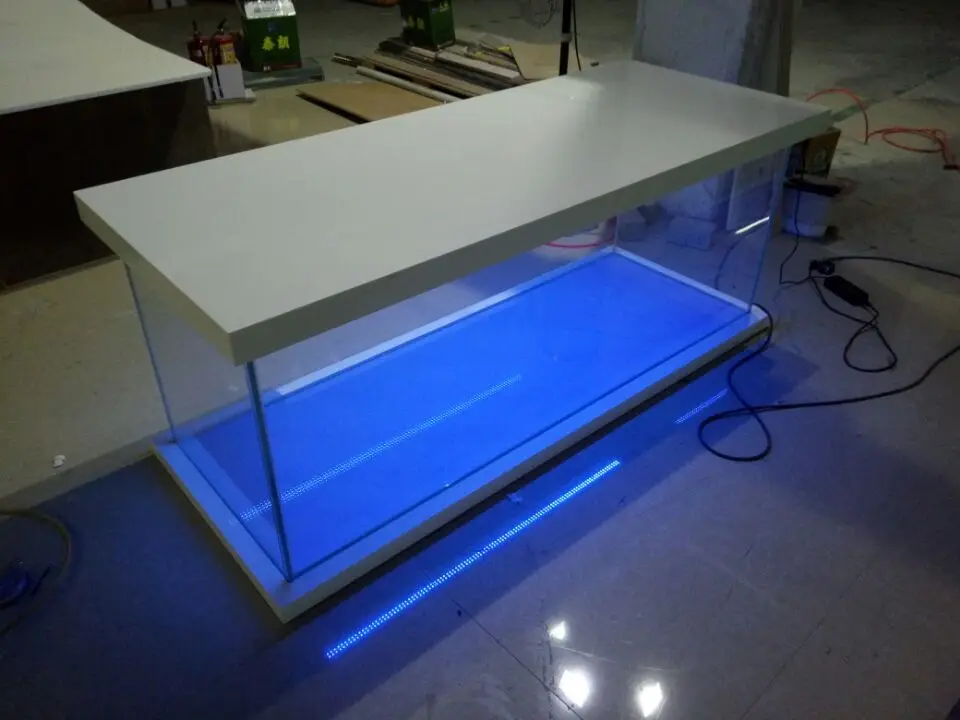 Bar Counter Aquarium Fish Tank Wine Bar Table Made By Acrylic Solid Surface Buy Wine Bar