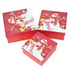 Wholesale custom christmas gift paper box Christmas element gift candy paper bag