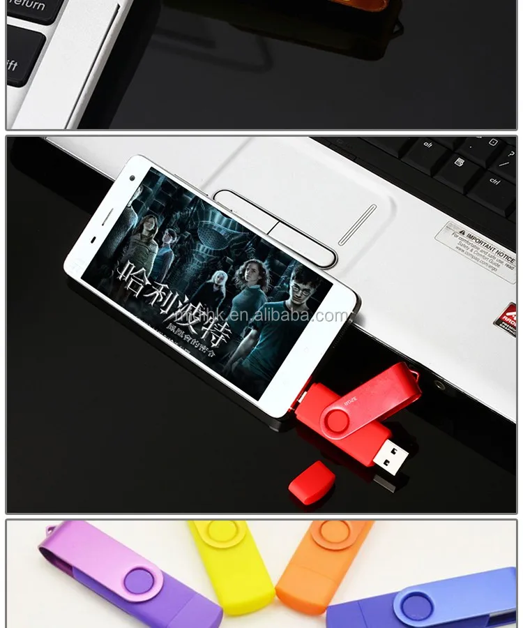 8g 16g 32g 64g double slider dual multifunctional wireless phone usb flash drive computer pendrives flash otg pen drives - ANKUX.COM