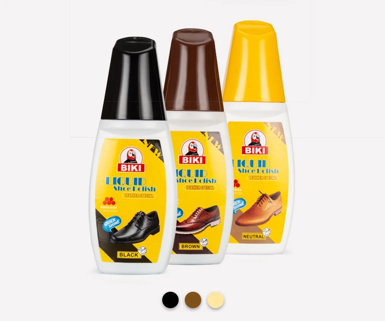 light tan liquid shoe polish