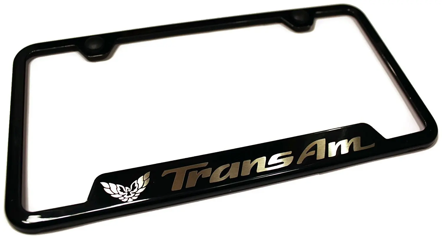 trans am license plate cover