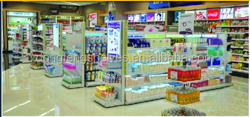 HOT Acrylic Supermarket Gondola