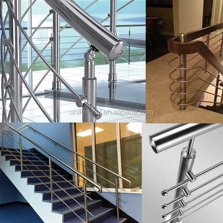 304 316 pipe staircase terrace railing stainless steel thread decorative end cap for tube pipe.jpg