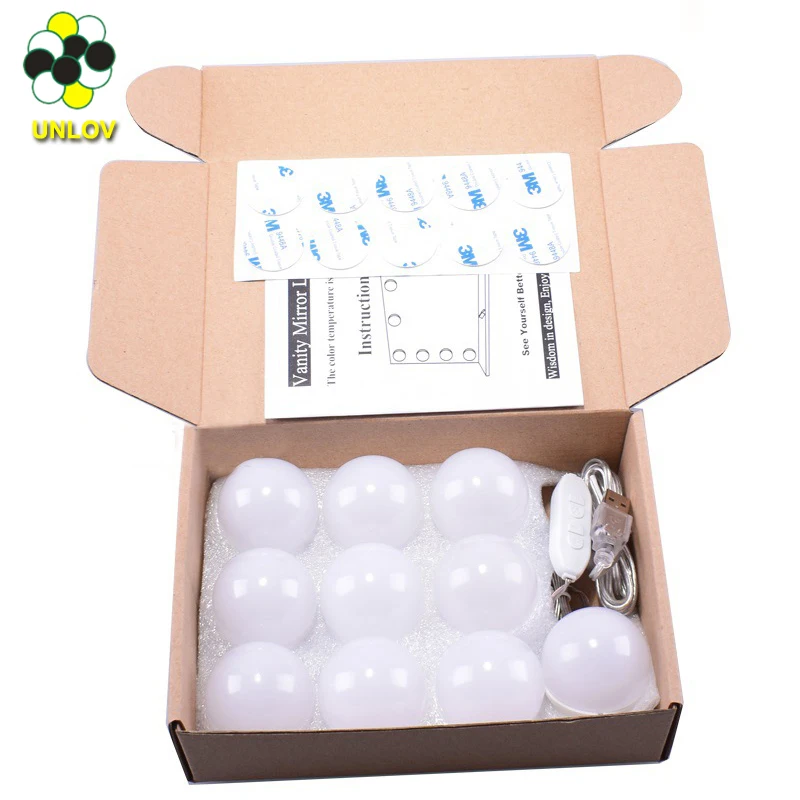 Hollywood Mirror Led Light 10 Bulb Indoor Decoration LED Lamp Mirror light