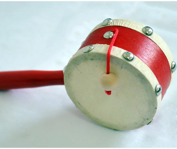Wholesale Orff Small Percussion Series,Chinese Classic Traditional Toy Rattle Drum Buy Rattle
