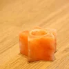 Natural Pink Himanaya Salt Mini Air Purifier Five Stars Candle Holders for Balances Negative Ions