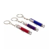 Newest design promotional gift keychain flashlight red laser pointer pen keychain flashlight
