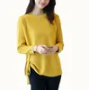 Wholesale 2018 hot sale pullover knitting woolen design sweater for ladies/women