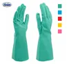 Thicken type nitrile chemical resistant gloves/ industrial gloves