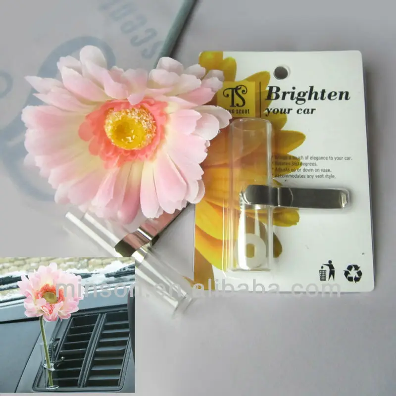Car Flower Vase For Clip On Auto Vent Universal Rotation Car Flower Vase For Clip On Auto Vent Universal Rotation Air Freshener Paper Product Alibaba